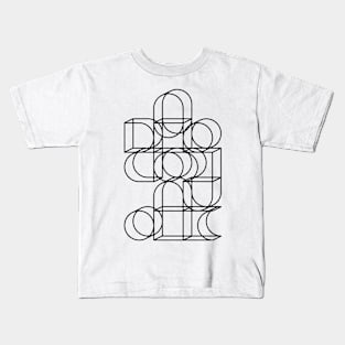 Random Geometric Pattern 1 Kids T-Shirt